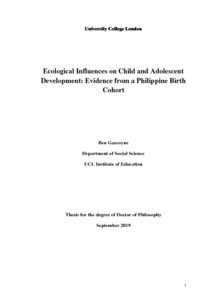 child and adolescent development research paper pdf